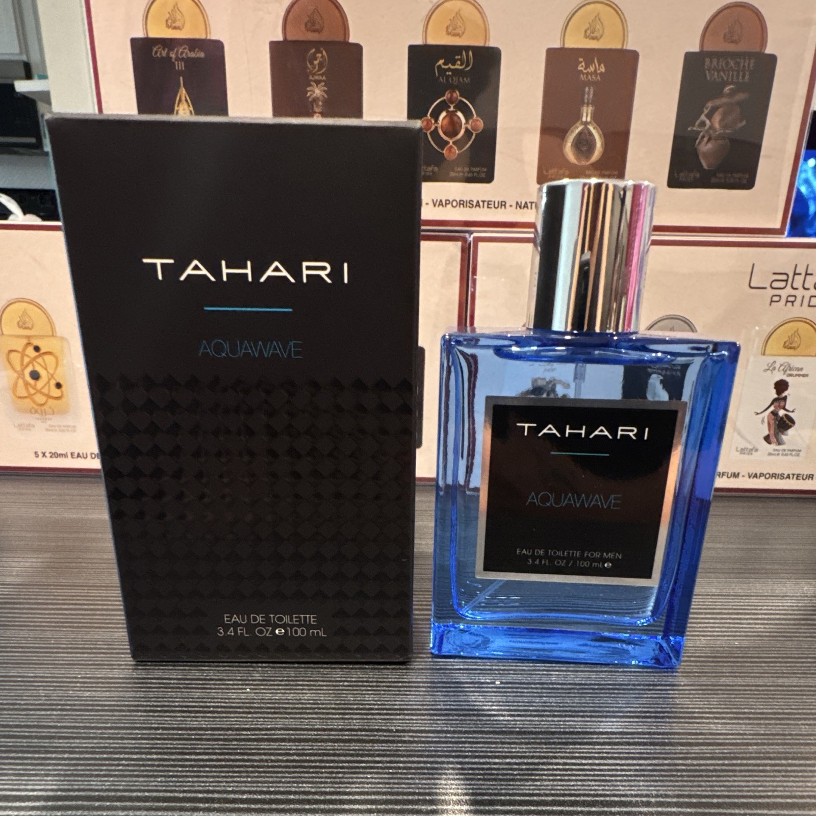 Tahari Aquawave Eau de Toilette EDT Spray for Men Regular Size 3.4 fl oz
