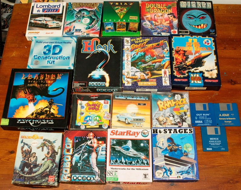 Bundle of 21x Atari ST games - most boxed, all tested & working - UK buyers only