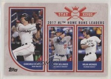 2018 Topps Big League Stat Kings Trio Giancarlo Stanton Nolan Arenado #301 0b3