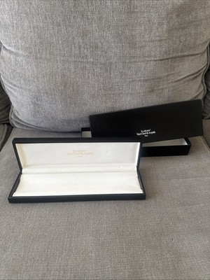 Van Cleef & Arpels Black Jewelry or Watch Box with Outer Case