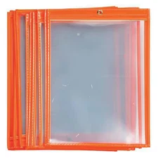 Brady 56946 Shop Env, 12 X 9 In, Fluor Orn, Plstc, Pk25