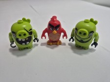 Lego Angry Birds Mini Figures Lot Of 3 - Good Condition -