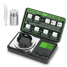 0.001g/50g Digital Milligram Scale, Muaket Portable Micro Scales 50g, Black