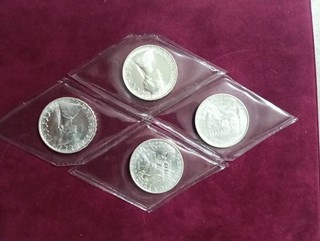 Monete Argento 2 Commemorative 2 500 Lire Caravelle Anno 1991 Fdc