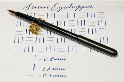 Vintage Mabie Todd Swan 1500 Füllfederhalter. 14k Gold Flexfeder BCHR Pipette GWO