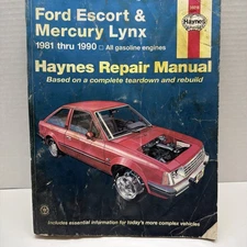 Ford Escort & Mercury Lynx 1981- 1990 Haynes Repair Manual 36016