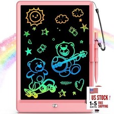 10 Inch LCD Writing Tablet for 3-8 Year Olds - Electronic Drawing 10 inch Pink