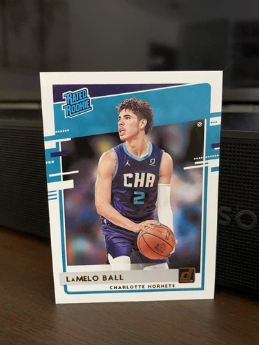 LaMelo Ball 2020-21 Panini Donruss Rated Rookie #202 Charlotte Hornets RC