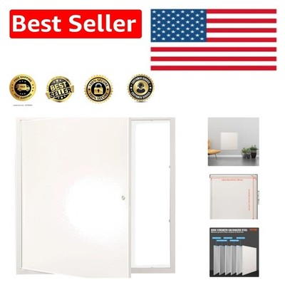 Modern Silver Access Panel - Easy Install Removable Door for Plumbing & Wiring
