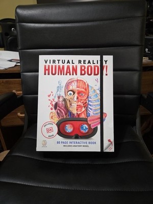 Virtual Reality Human Body Interactive With Phone + Anatomy Model Missing Book