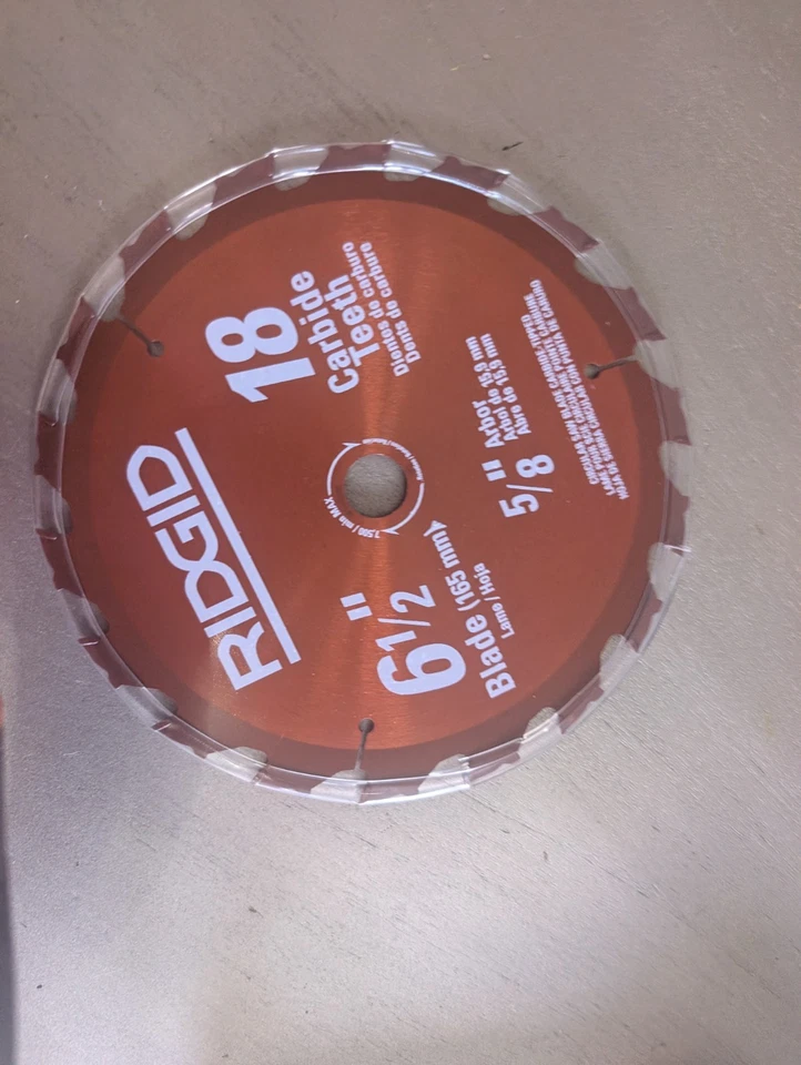 RIDGID R8655B 18V 18V 6 1/2 in. Circular Saw (TOOL ONLY) (New From Larger Kit) - Image 3 of 4