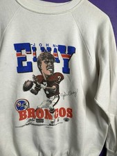Vintage 1987 Denver Broncos John Elway player sweatshirt AN56479
