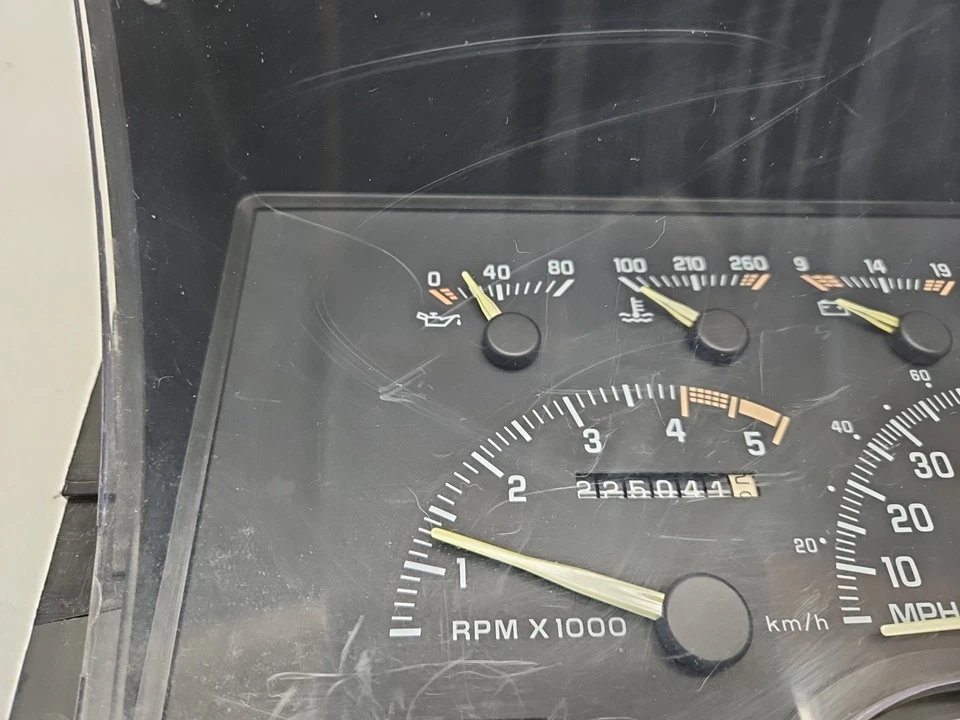 Chevy GMC Suburban K1500 1994 cuadro de instrumentos Speedo 4x4 OEM 3860 Foto 3 de 4