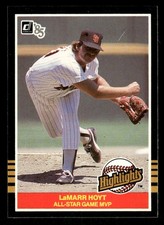 1985 Donruss Highlights #23 LaMarr Hoyt ALL STAR GAME MVP [NM] [Base Set Card]