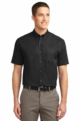 Port Authority Short Sleeve Button Down Easy Care Shirt Sizes XS-6XL S508
