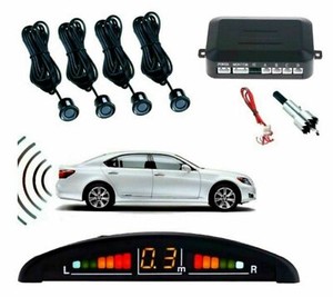 Kit 4 Sensori Di Parcheggio Con Display LED E Allarme Sonoro - Silver - Foto 8