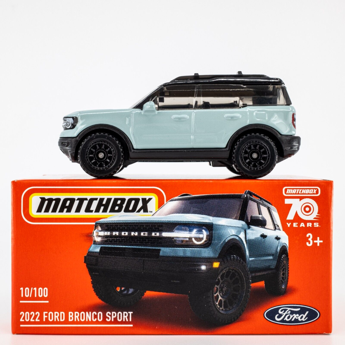 2023 Matchbox Power Grabs #10 2022 Ford Bronco Sport CACTUS GREY