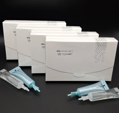 NUSKIN 4 packungen Galvanic Spa Facial Gels AgeLOC -- Kostenloser Versand!