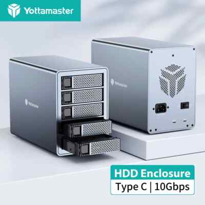 Yottamaster 5 Bay Festplattengehäuse Typ C Daisy-Chain Für 2,5'' 3,5'' SATA HDD