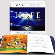 Hope Pure And Simple w/DVD by Max Lucado