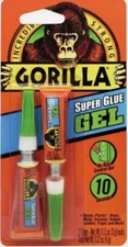 2 x Tubes Gorilla Super Glue Gel. Incredible Strong Bond In 10 Seconds!