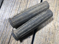 VINTAGE ANTIQUE BIKE BICYCLE GRIPS 3/4 HANDLEBARS BIKE BICYCLE NOS BUT DIRTY