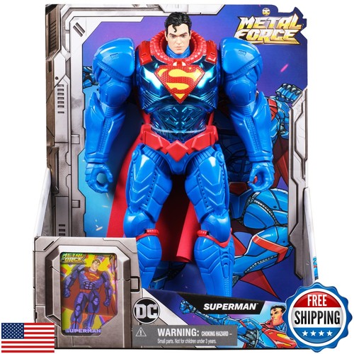 DC Comics, Metal Force Superman Action Figure, 12-Inch Extra Large Super Hero - Picture 2 of 5