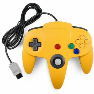Wired N64 Controller Joystick GamePad Compatible With Nintendo 64 Game Console