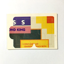 Leaf Diamond King puzzle card Carl Yastrzemski baseball pieces No. 7, 8, 9