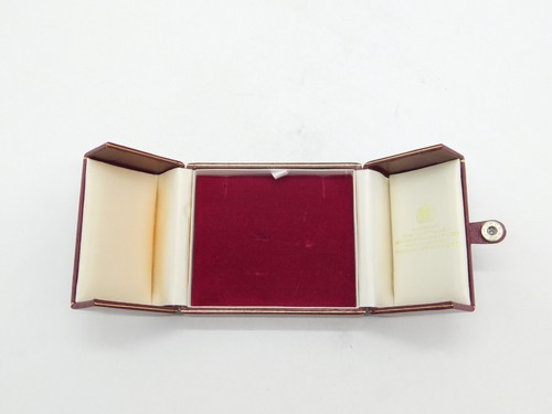 Boxed Red Tooled Leather Toye, Kenning & Spencer Ltd Jewellery Box Vintage