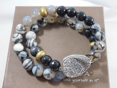 NEW SILPADA Sterling Silver Agate 