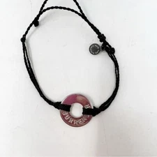 MY INTENT CUSTOM TWIST ADJUSTABLE BOHO BRACELET “SURRENDER” SILVER TONE