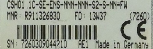 Rexroth CSH01.1C-SE-ENS-NNN-NNN-S2-S-NN-FW R911326830 - Imagen 3 de 3