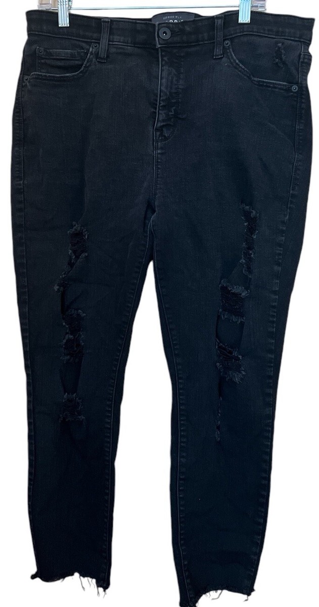 Torrid Premium Jeans Womens 18R Black Denim Sky High Skinny Crop