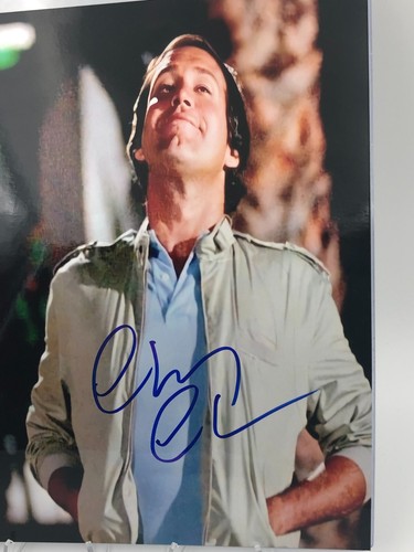 CHEVY CHASE JSA AUTO firmata 11x14 FOTO GRANDE film VACANZA con CHRISTIE BRINKLEY - Foto 8 di 11