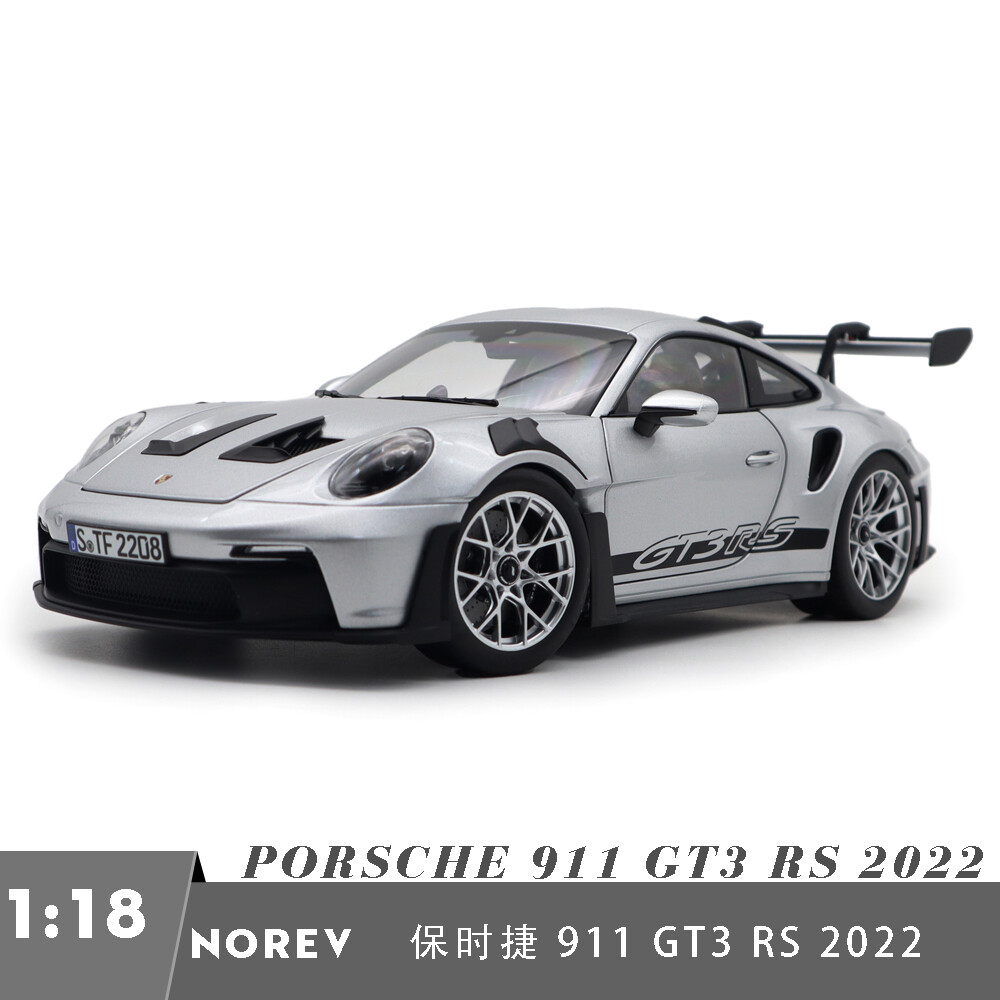 ノレブ 1/18 ポルシェ 911 997 GT3 RS 1/18 Porsche 911 992 GT3 RS 2022 Norev 187357 GT Silver
