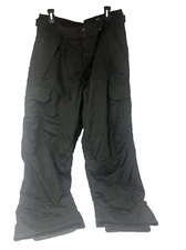 38x32 Polar Edge Pants Mens XL Silver Series Dominator Cargo Snow Black zip