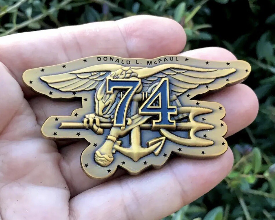 Navy Seal Team Four USS Donald L. Mcfaul DDG 74 CPO Mess Trident