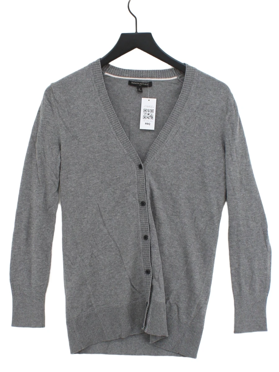Banana republic gray cardigan sale