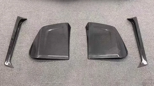 For Audi Q8 SQ8 2019-2023 Real Carbon Fiber Rear Trunk Wing Roof Spoiler Trim  - Picture 2 of 5