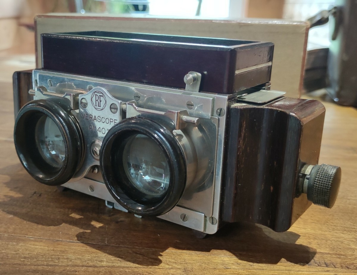 RARE VÉRASCOPE F 40 Stéréoscope Montures Blanches Jules Richard Plus de 40 EUR 144,18 - FR