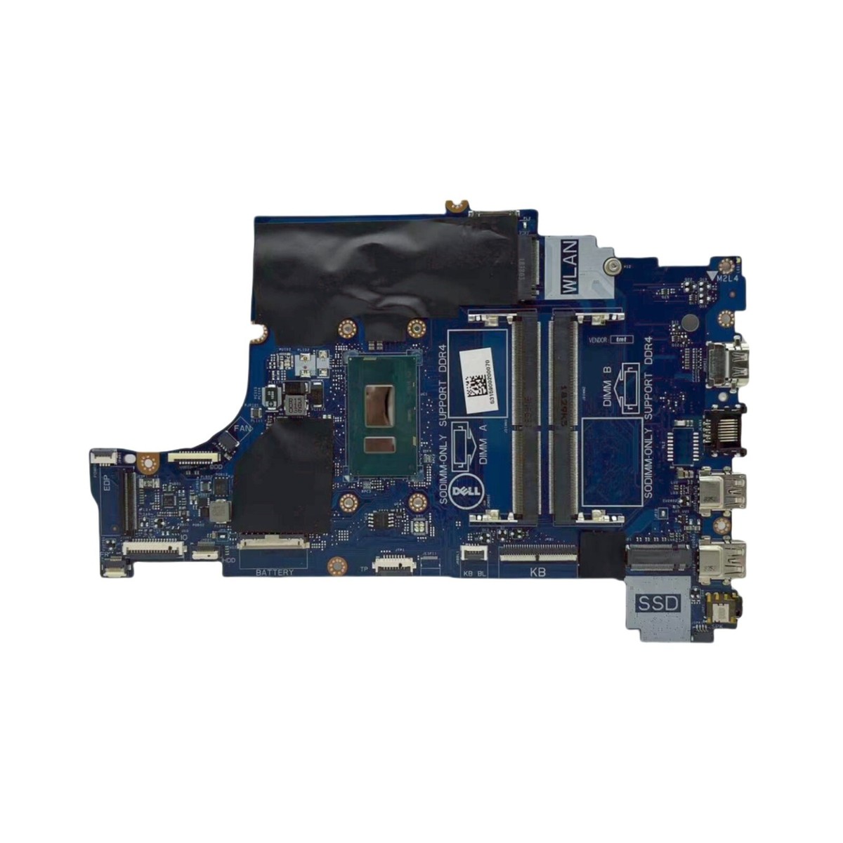 For DELL Inspiron 15 5570 Motherboard LA-F114P i3-7020U CPU 0M39NY