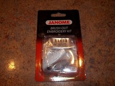 NEW Janome 200383006 Brush-Out Embroidery Kit Memory Craft Embroidery Machines