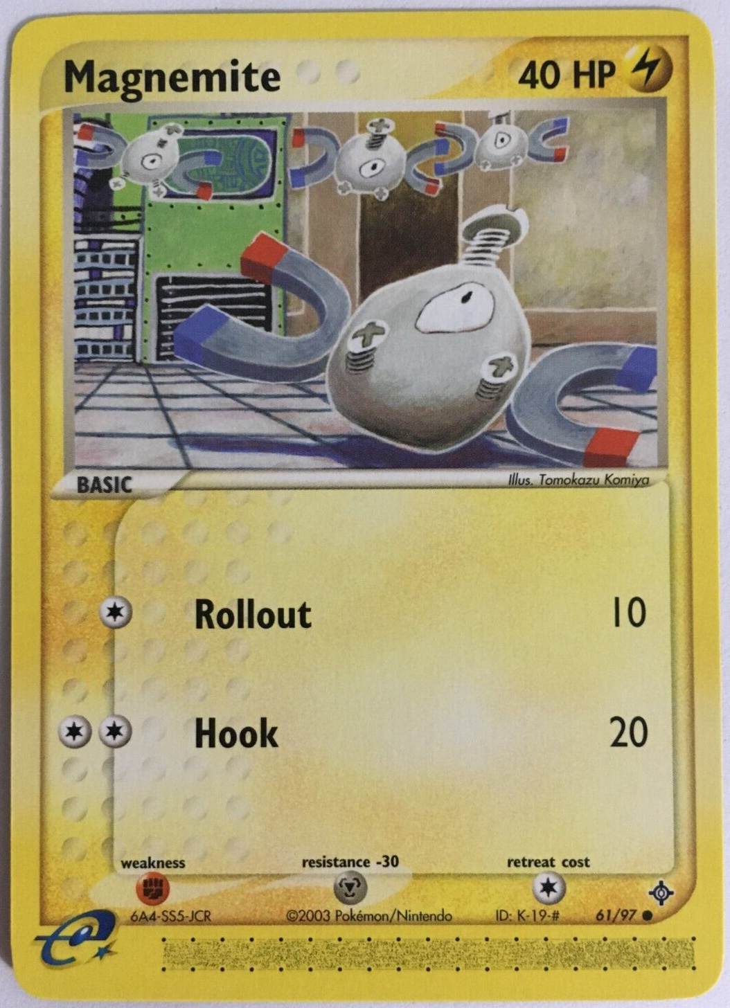 POKEMON MAGNEMITE 61/97 EX DRAGON COMMON NEAR MINT