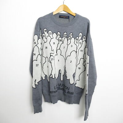 LOUIS VUITTON Studio Jacquard Knitwear sweater RM201M TBL