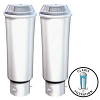 2 x TEFAL CLARIS Genuine Quick Cup / Hot Deluxe Water Dispenser Filter Cartridge
