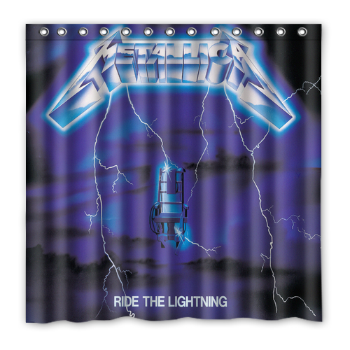 Wasserdichter Duschvorhang Metallica Rock Band Polyester Badezimmer - Bild 21 von 45
