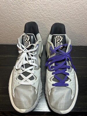 Nike Kyrie Low 4 Basketball Shoes Grey Fog Mens Sz 13 CW3985 
