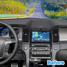 13.6"HD Android Car Stereo for Ford Taurus 2009-2018 GPS Navigation Carplay DSP