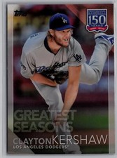 2019 Topps #150-121 Clayton Kershaw 150 Years of Professional Baseball